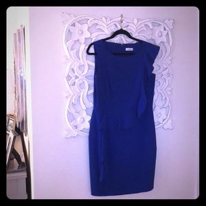 Calvin Klein Royal Blue Shift Dress