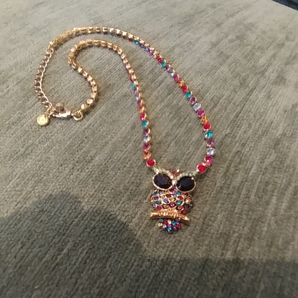 BUTLER & WILSON MULTI-HUED GEM OWL