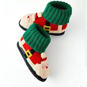 Garnet Hill boiled wool slipper boots