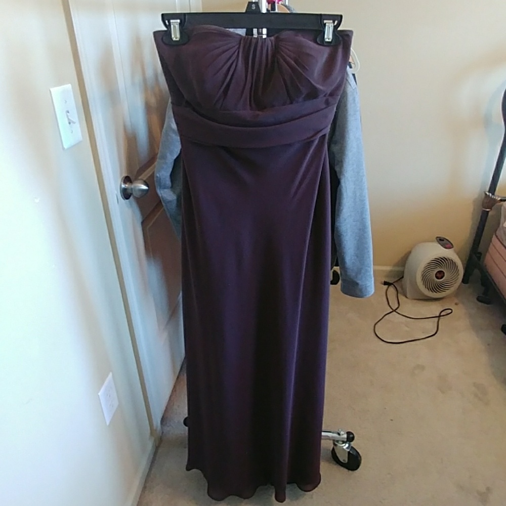 David's Bridal Long Bridesmaid Dress