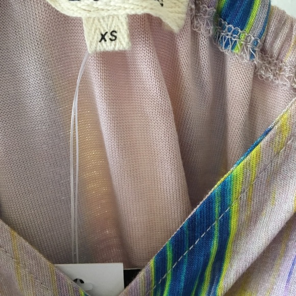 LA Made multi-color lines maxi dress (NWT) - Picture 2 of 5