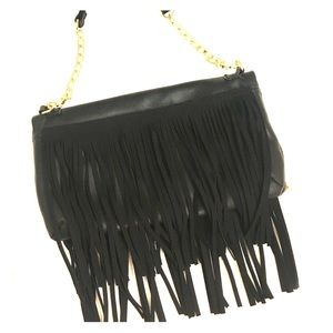 Deux Lux fringe cross body bag. BRAND NEW!