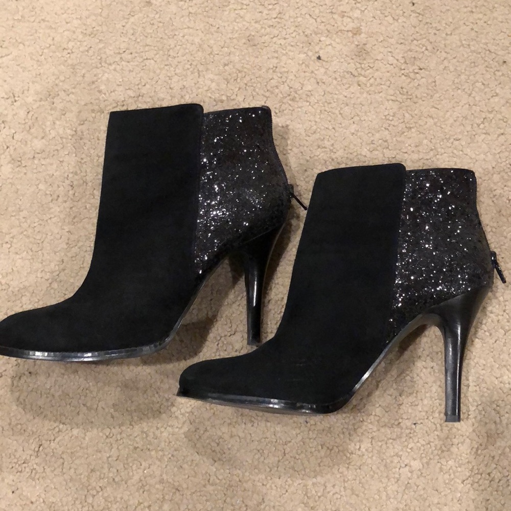 Bcbg sparkle booties size 9.5 worn once