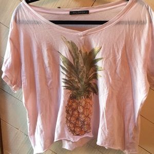 Wildfox Pineapple crop top