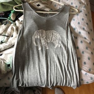 old navy gray tank