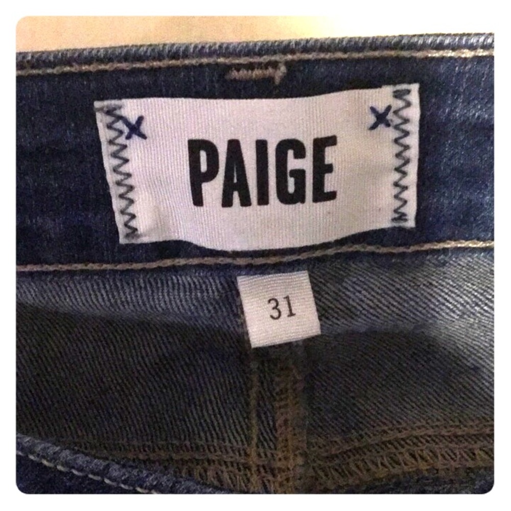 👖EUC Paige ankle length denim jeans