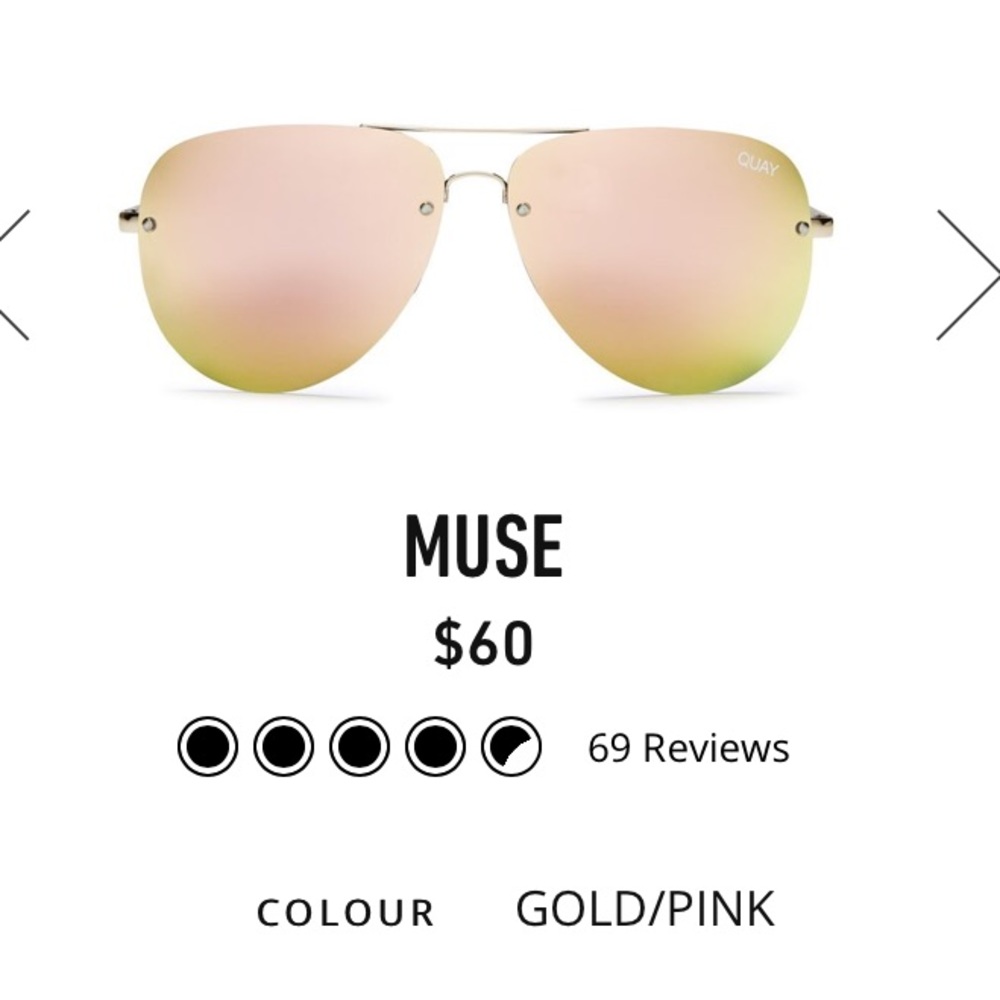 Quay Australia sun glasses