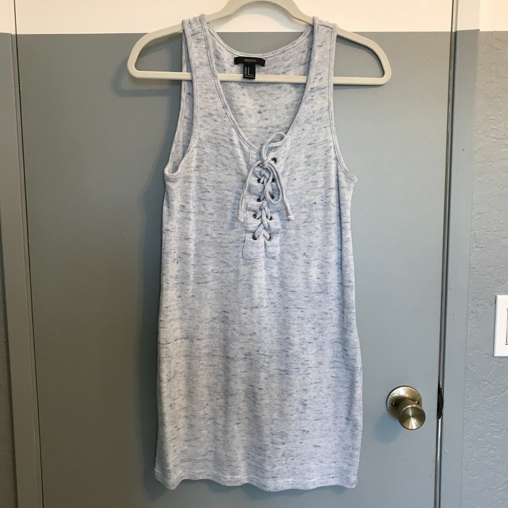 F21 dress with tie front size M