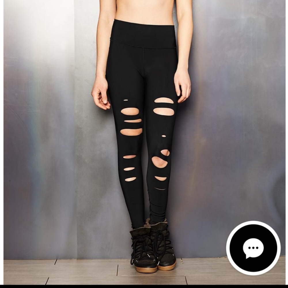 ALO Yoga Ripped Warrior Leggings, High Waist