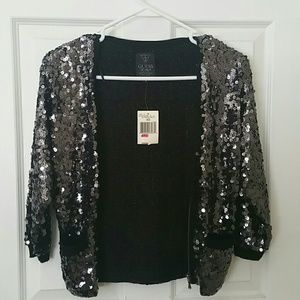 Sequinned cardigan