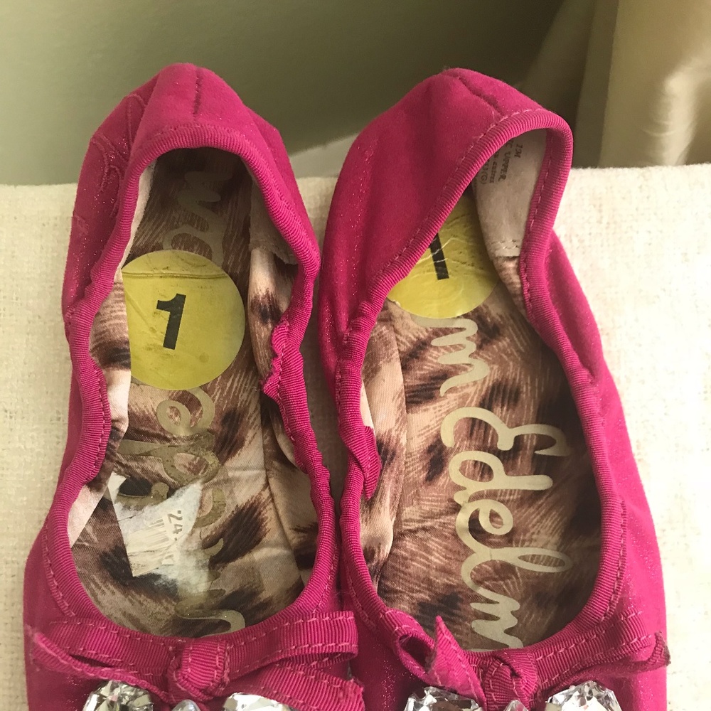 Sam Edelman 🌻Fuschia Pink Girls Flats