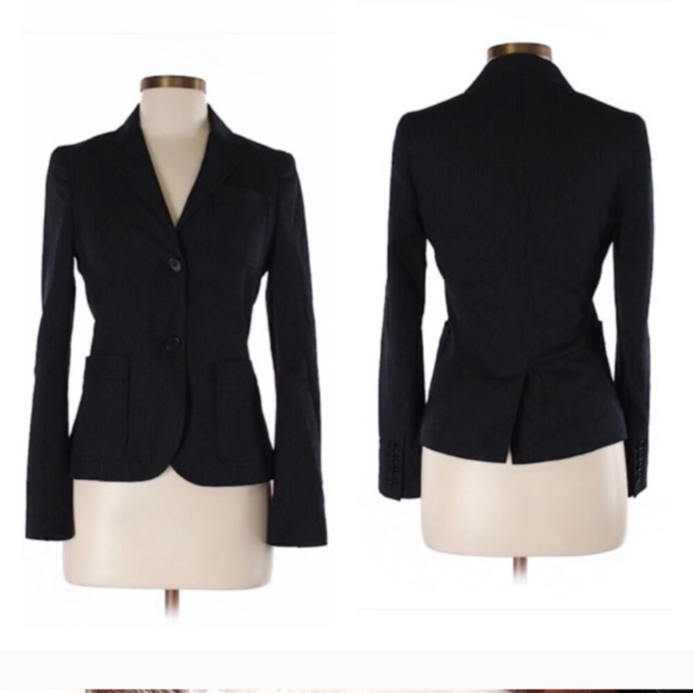 THEORY PIN STRIPED BLAZER