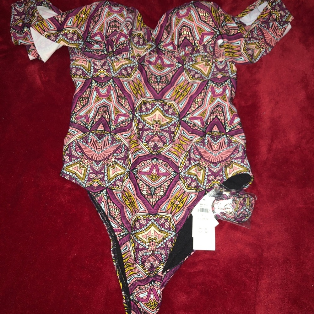 Brand new off the shoulder bathing suit