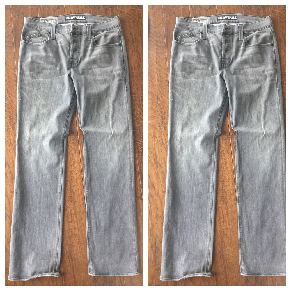 Mens Rock & Republic Grey Jeans