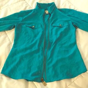 Michael kors top size small blue !