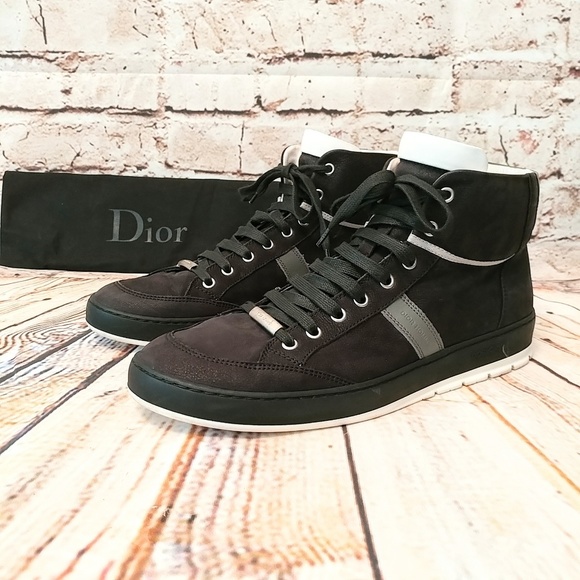 Dior Other - Dior Homme Mens High top Sneakers Black & Gray