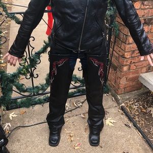 Harley Davidson leather chaps
