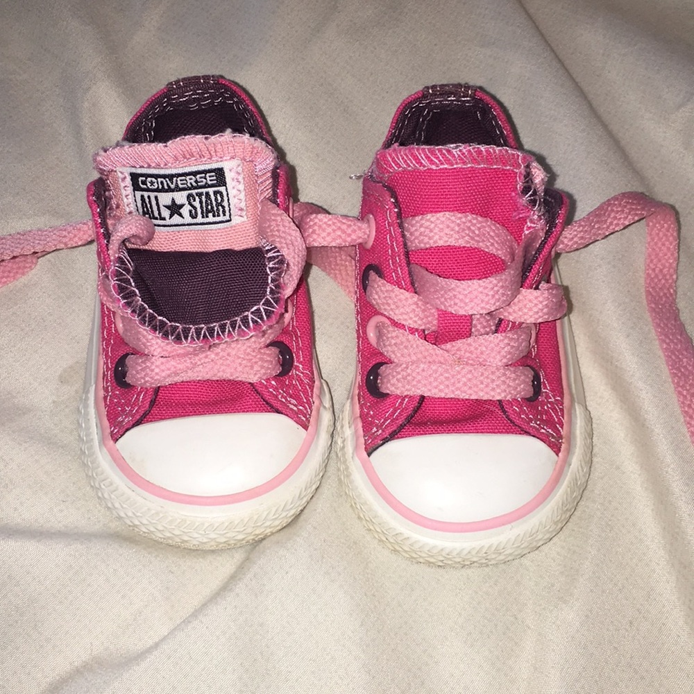 Converse AllStar Infant Pink and Purple
