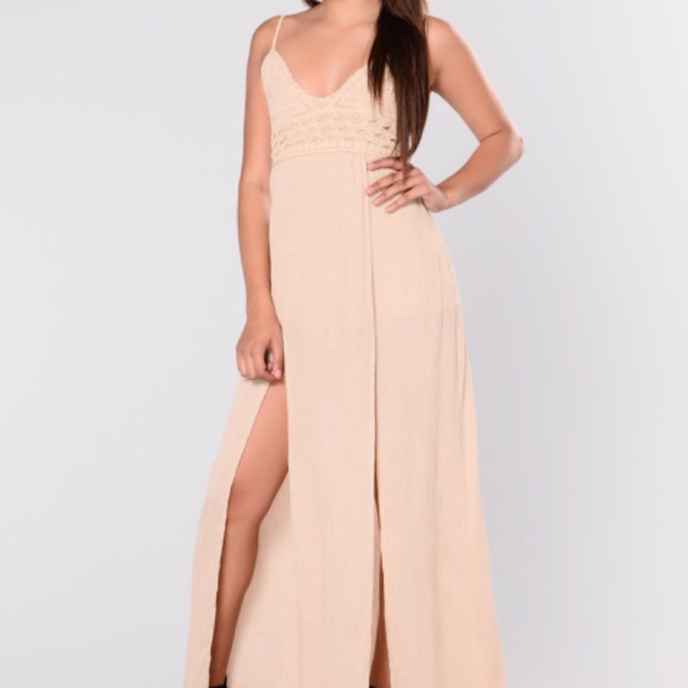 Natural maxi dress