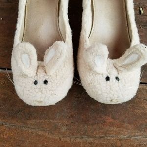 Fuzzy Bunny Heels