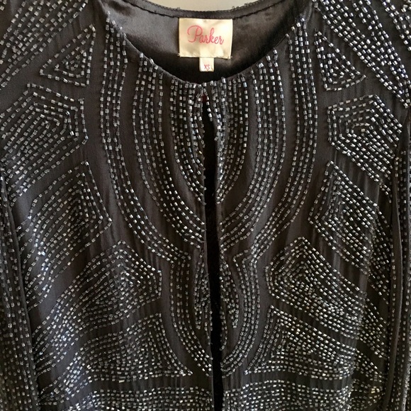 Parker Sequined Silver Jacket - Picture 2 of 4