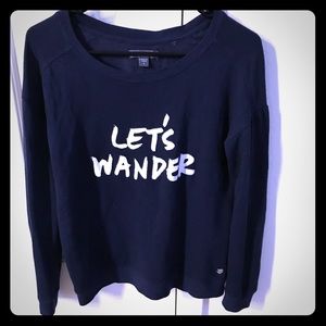 Kendall & Kylie crewneck in dark blue