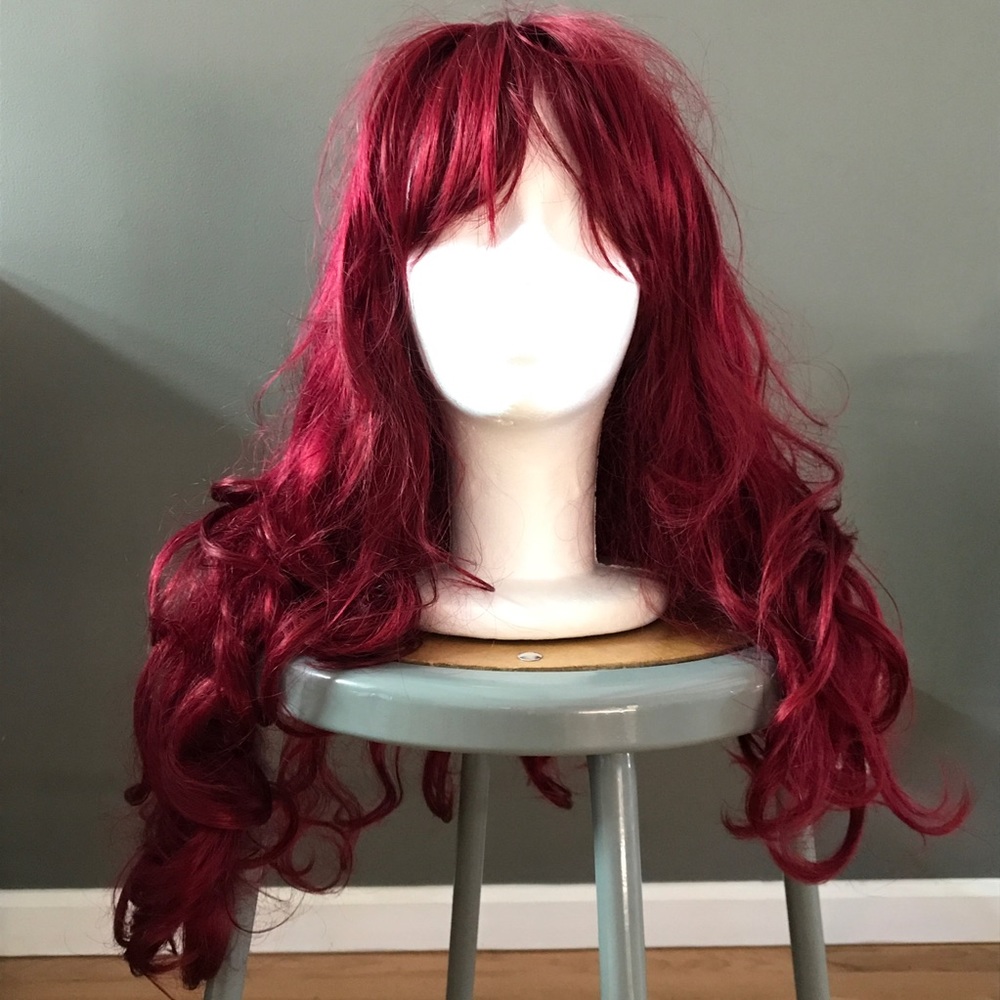 🔥ANY OFFER ACCEPTED🔥 Very Long Dark Red Wig