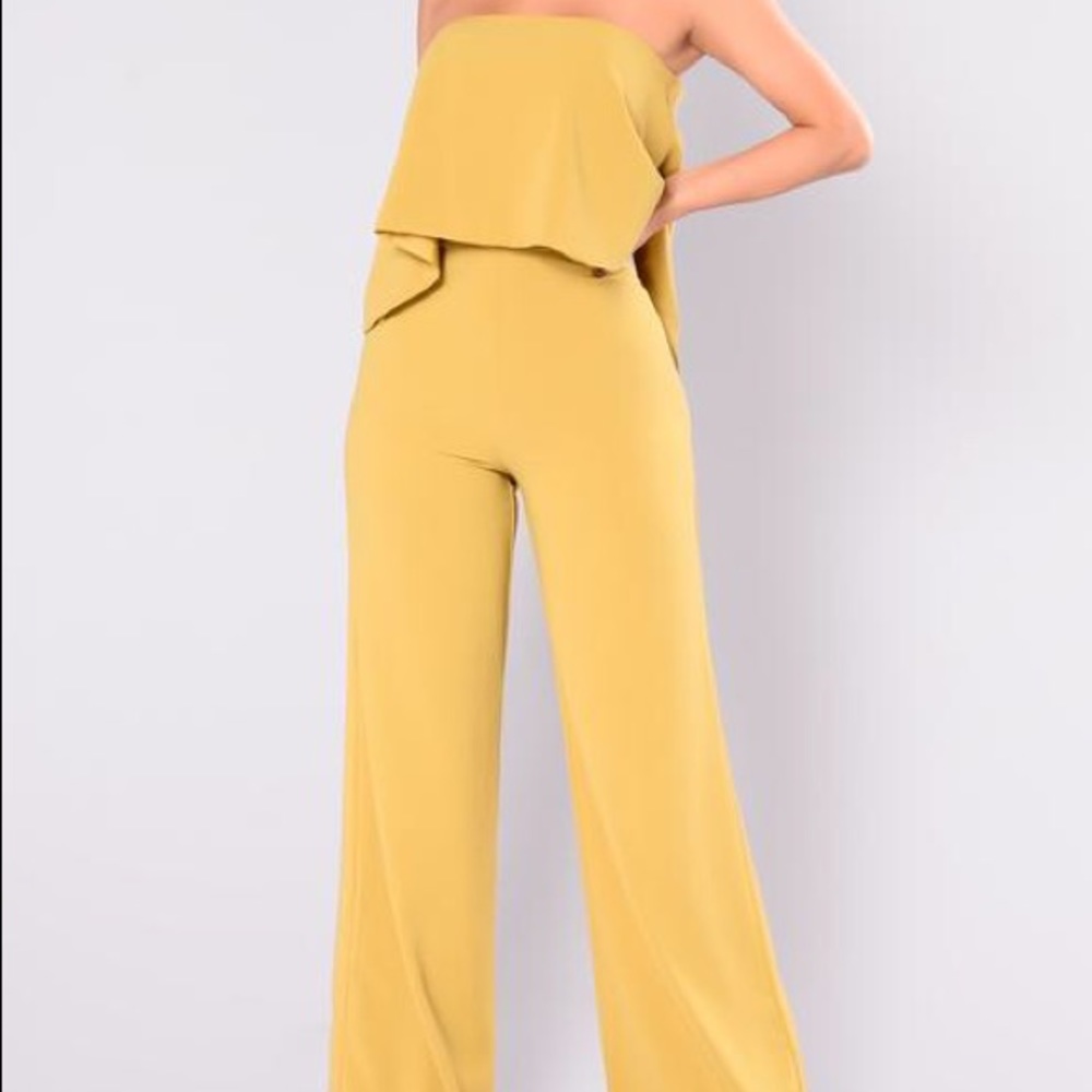 ✨✨✨SOLD✨✨✨Mustard Jumpsuit