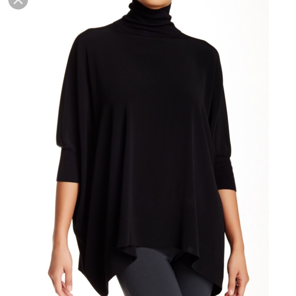 Vince - Cashmere Blend Trim Fitted Pullover