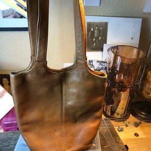 Frye bucket style bag