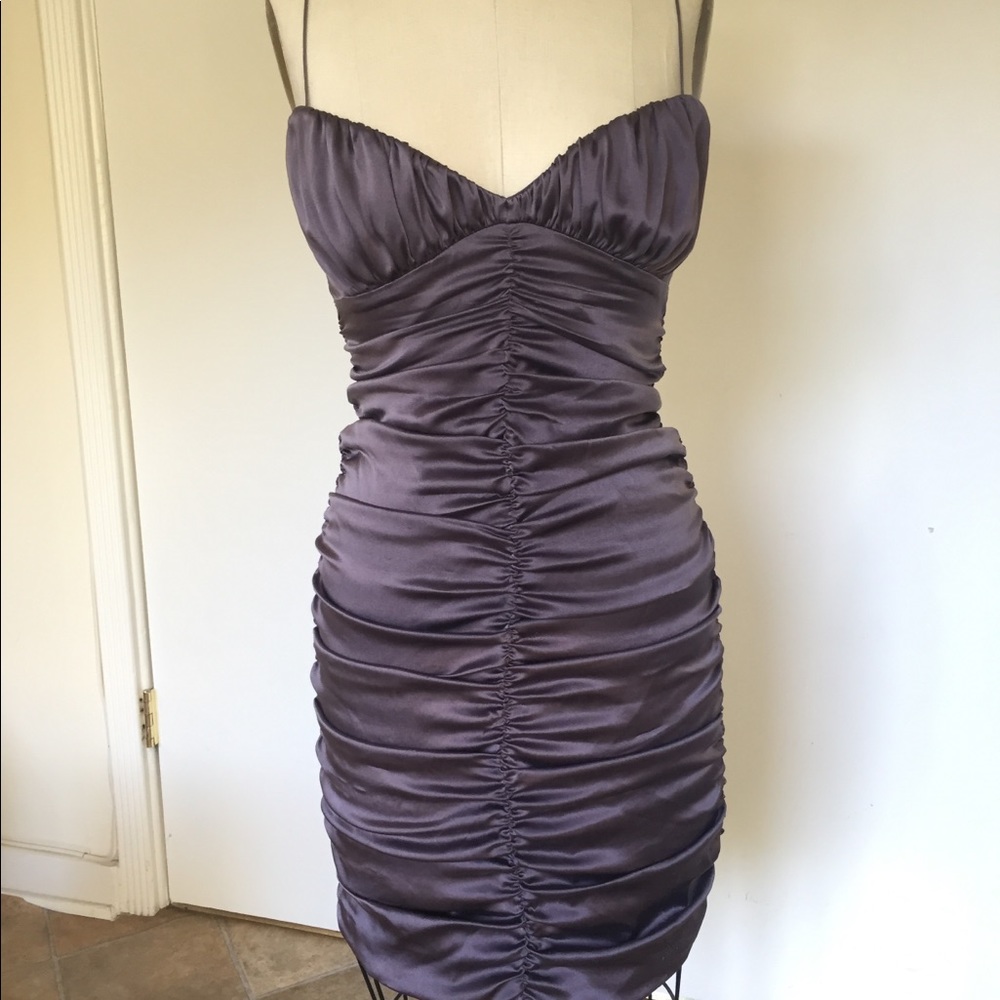 Nicole Miller Ruched Cocktail Dress