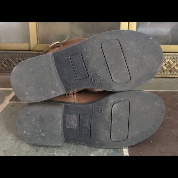 SOLD Justice Lace Up Zip Side Faux Leather Boots - Picture 6 of 6