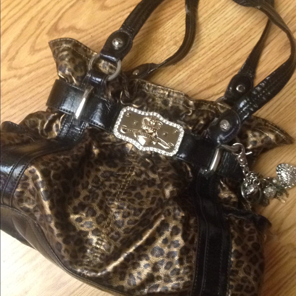 Van Kathy Zeeland cheetah purse