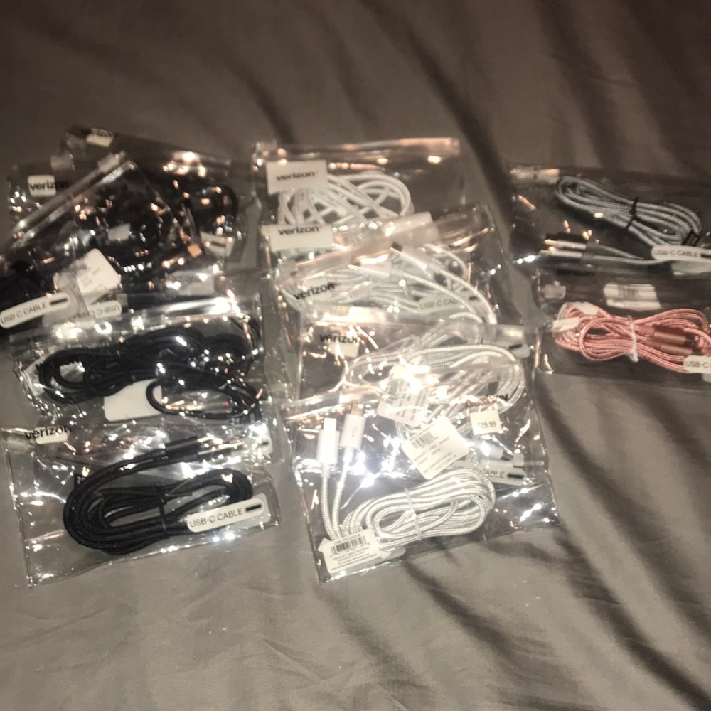 Brand new with tags USB-c cables