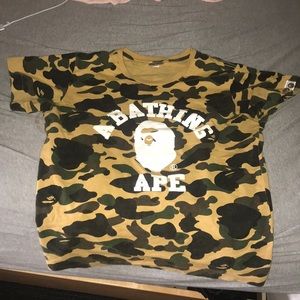 Camo Bathing Ape T Shirt