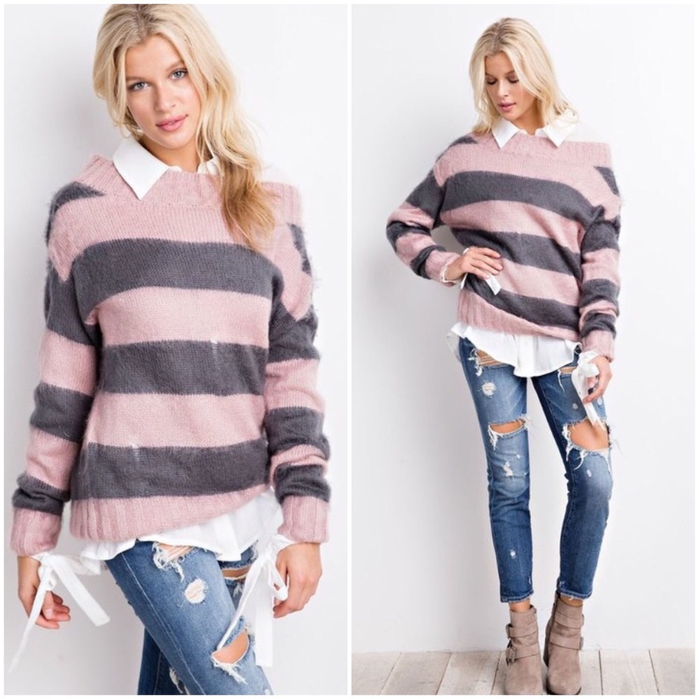 Last 1 Large❗️ Fuzzy Soft Sweater - Picture 3 of 4