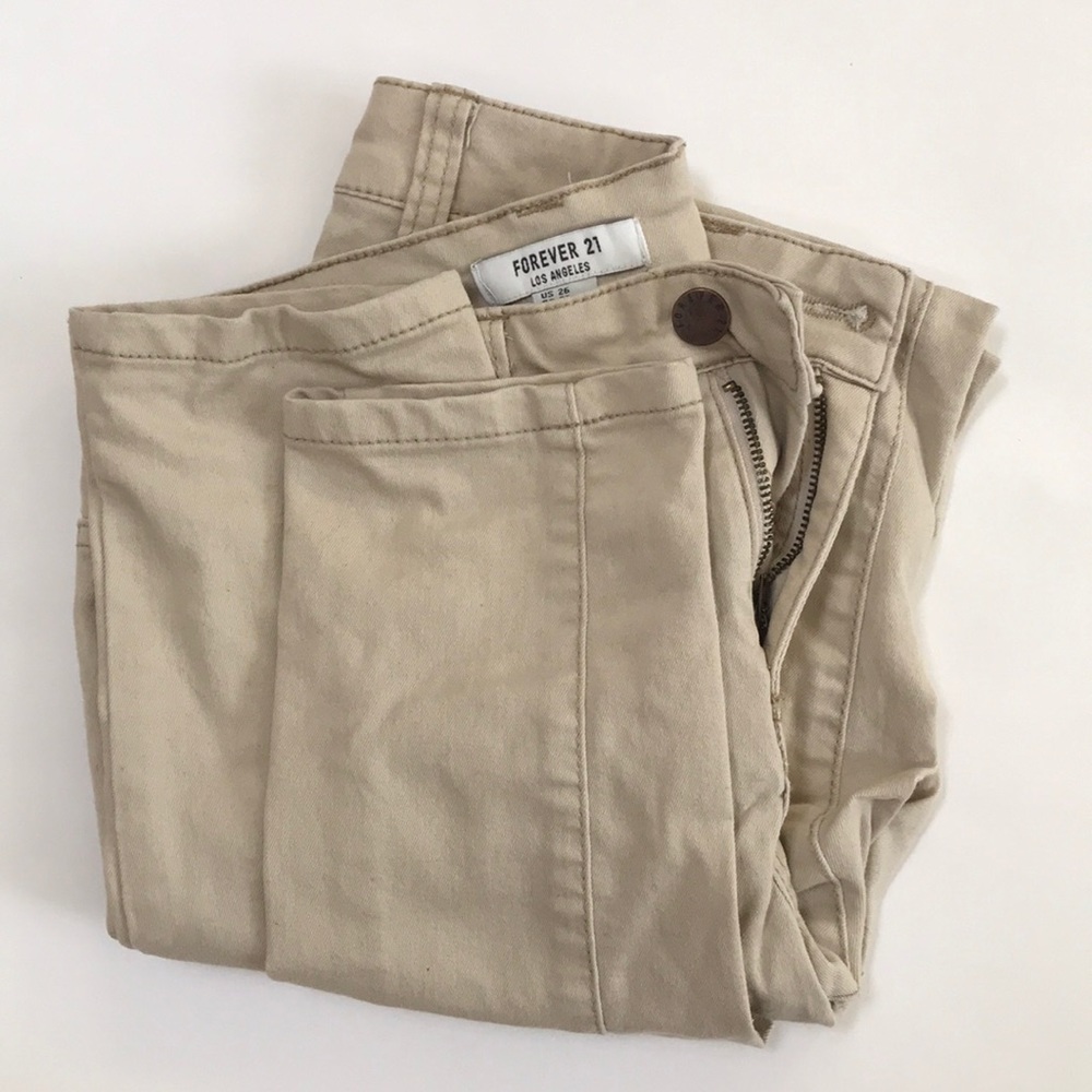 Skinny leg comfy stretchy khakis