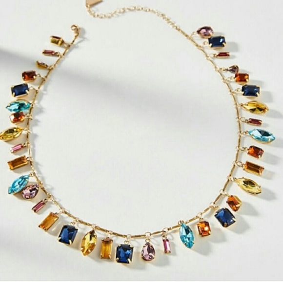 Anthropologie Jewelry - Anthropologie Candy Charm Bib Necklace