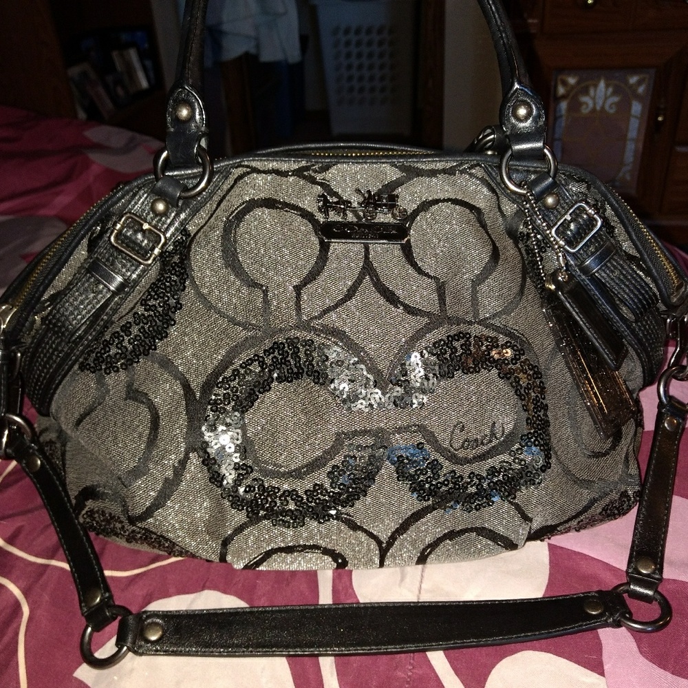 Coach sequins purse