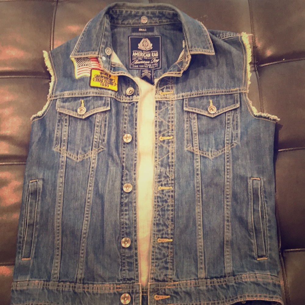 American rag Jean vest