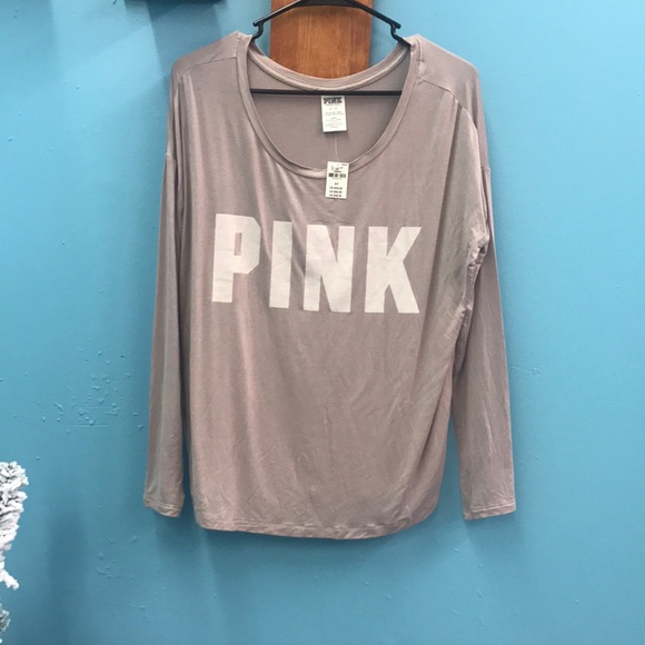 PINK Victoria's Secret Tops - Pink by Victoria's Secret Brand Long Sleeve Shirt