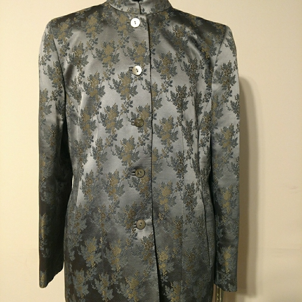 Kate Hill Silver and Gold Pants Suit
