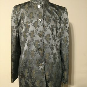Kate Hill Silver and Gold Pants Suit