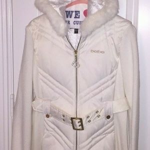 White Bebe Coat