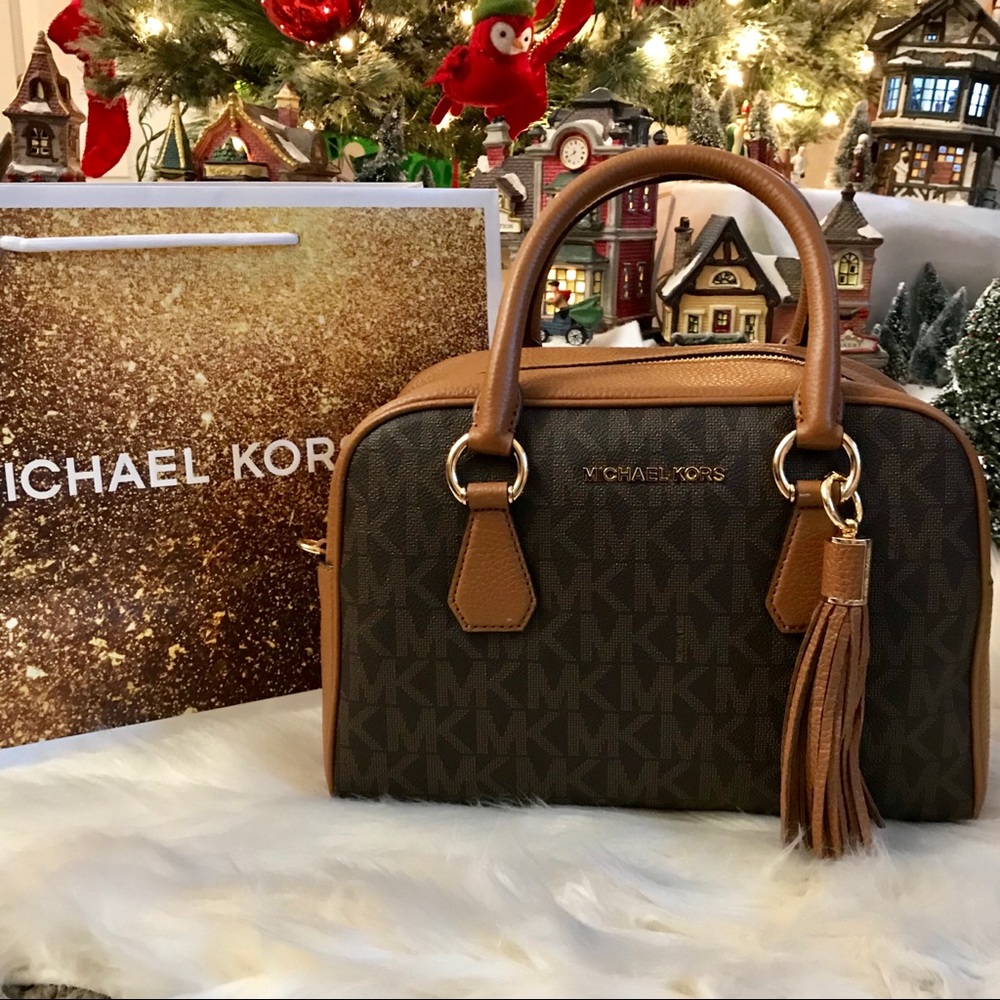 Michael Kors Bedford Signature Satchel