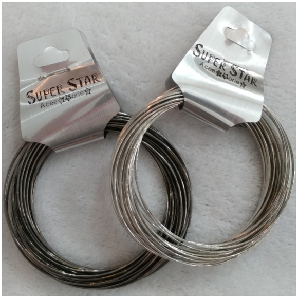 ⚡Bangle Multi Bracelet Set - Picture 3 of 6