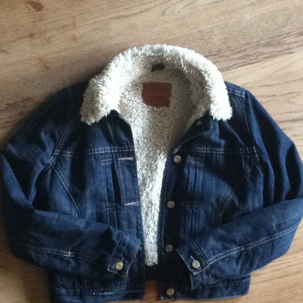 Levi Denim Sherpa lined coat