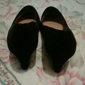 Black Wedge Shoes