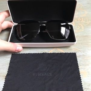 versace clip on sunglasses