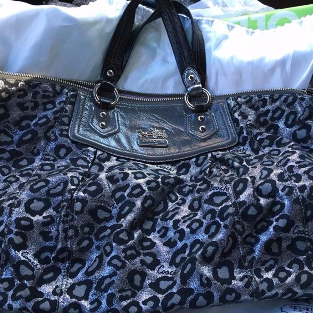 RARE Coach Madison Audrey "OCELOT" Satchel